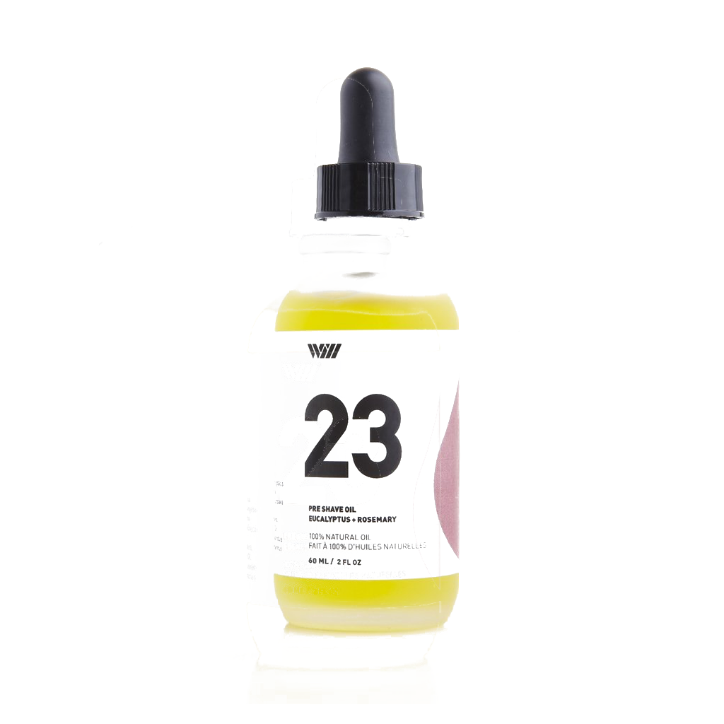 Natural Pre-Shave Oil- Eucalyptus & Rosemary