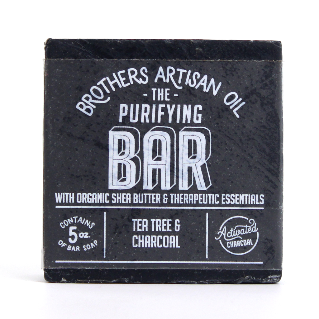 The Purifying Bar Soap: Tea Tree & Charcoal