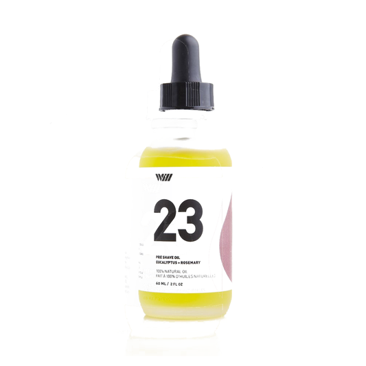 Natural Pre-Shave Oil- Eucalyptus & Rosemary